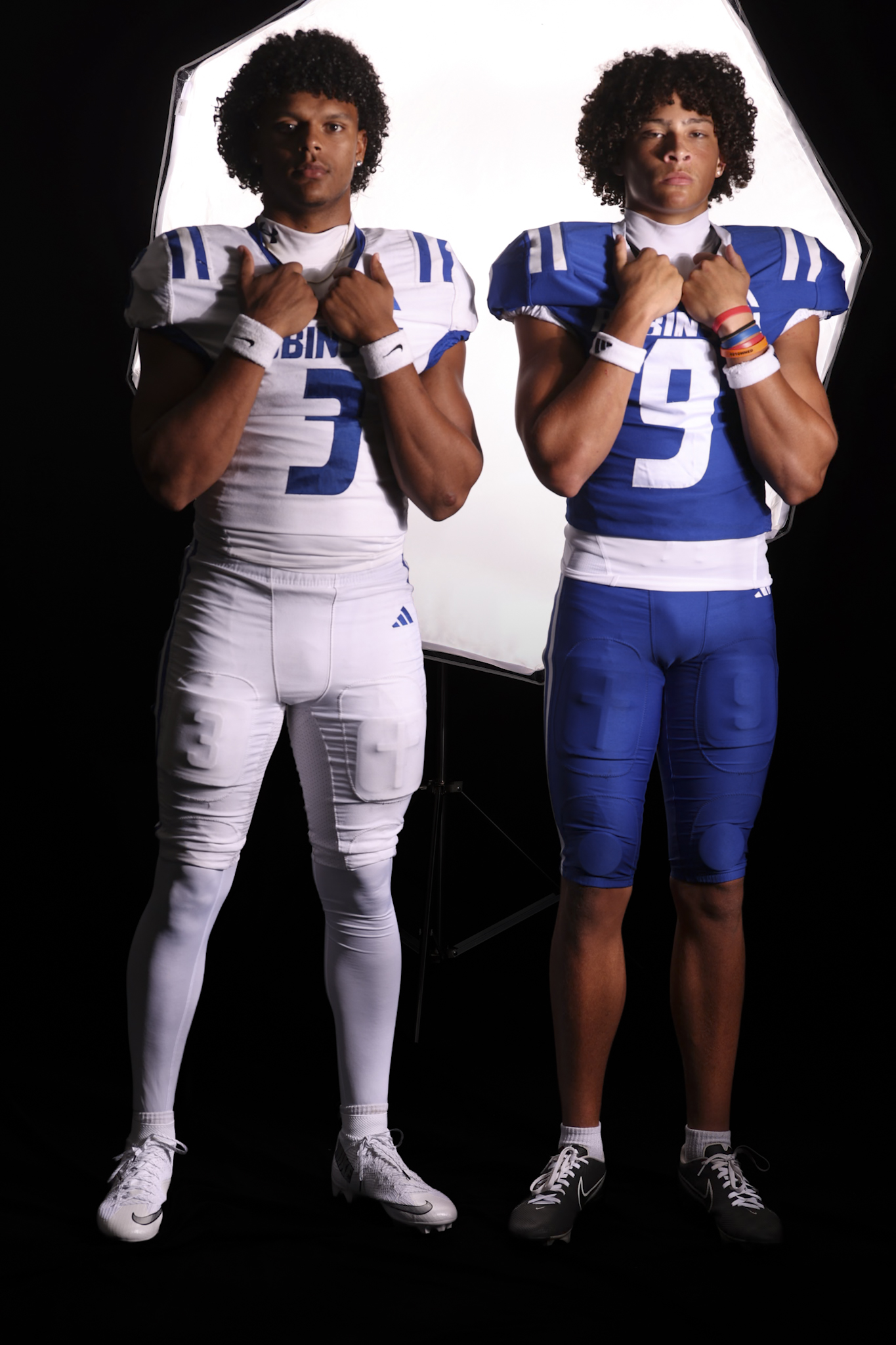 Robinson quarterback Brice McCurdy and wide receiver Dylan Medlock